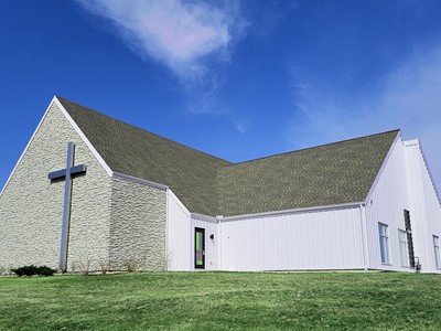 Exterior Driveway View of Door Creek Church