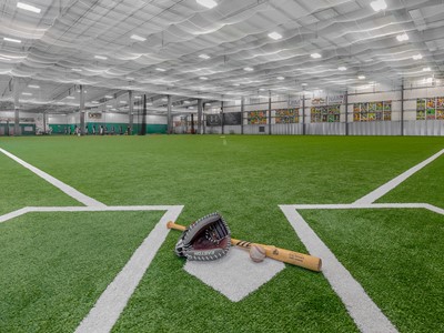 Baseball Field Home Plate at GRB Academy