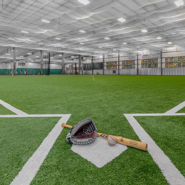 Baseball Field Home Plate at GRB Academy