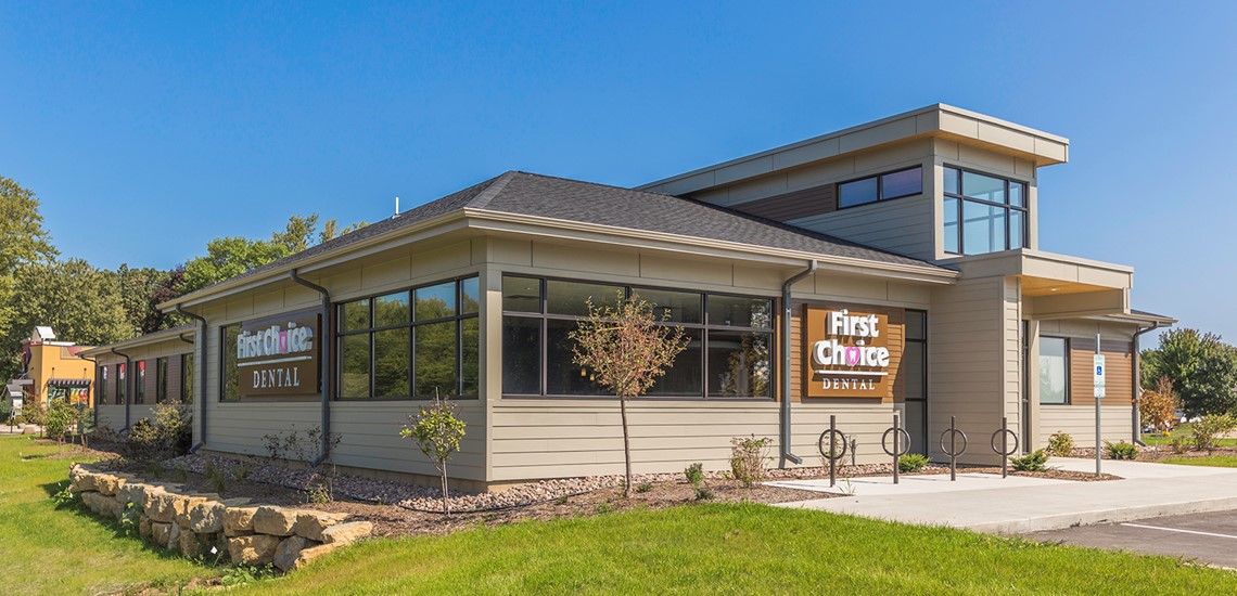 Exterior Entrance at First Choice Dental in Stoughton, WI