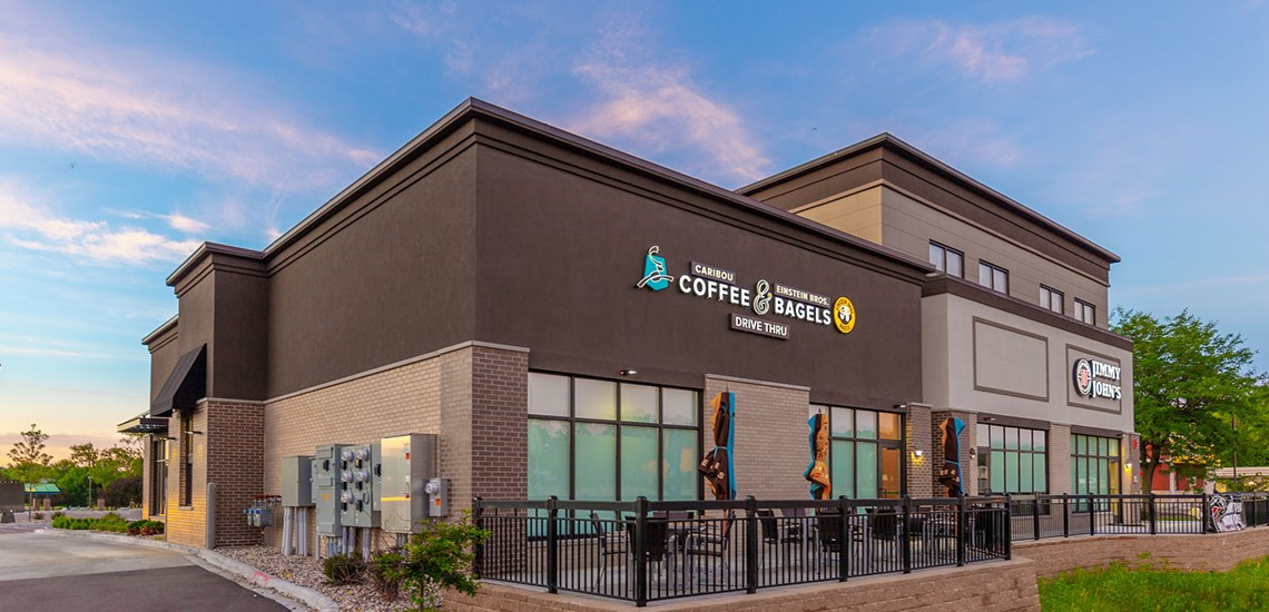 Coffee and Bagels Shop in Fitchburg Multi-Tenant Retail Building
