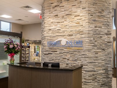 Lobby and Front Desk at Isthmus Eye Care