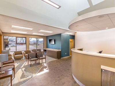 Lobby and Waiting Room at First Choice Dental in Sun Prairie, WI