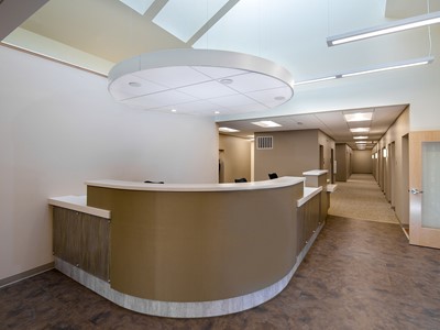 Lobby Desk at First Choice Dental in Sun Prairie, WI