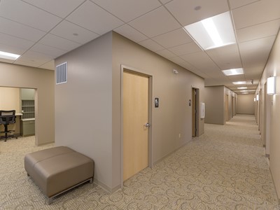Hallway to Dental Suites at First Choice Dental in Sun Prairie, WI