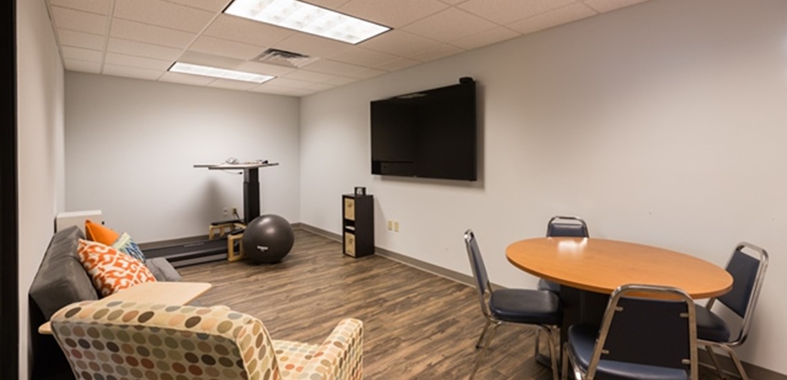Employee Lounge at Integral Building Systems