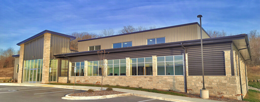 Exterior of a building
